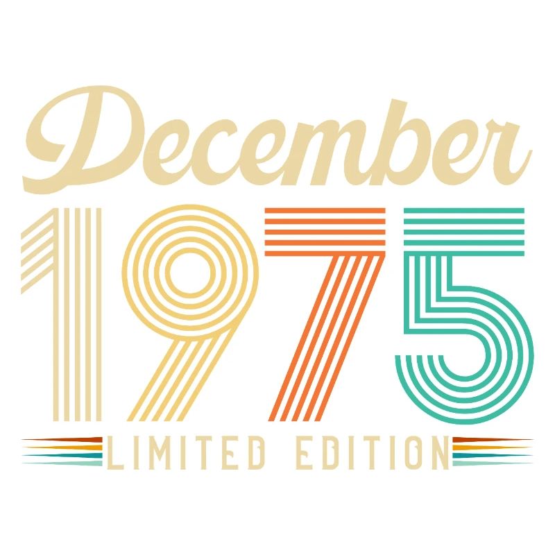 Dezember 1975 Retro Vintage Geburtstagsgeschenk