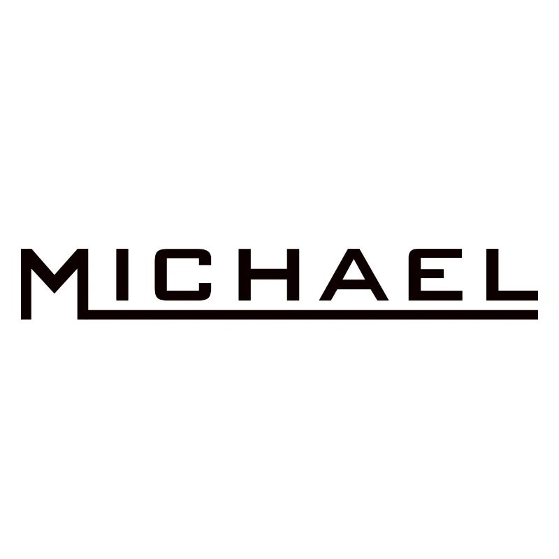 Michael Name Design noir