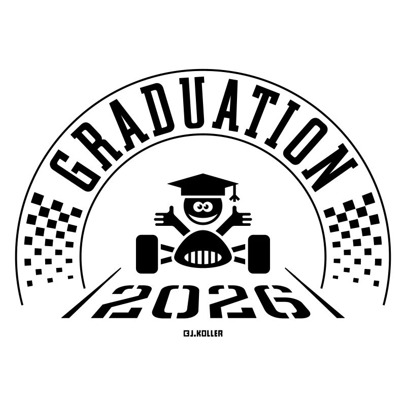 Remise des diplômes 2026 - L’école est terminée - Ligne d’arrivée - B