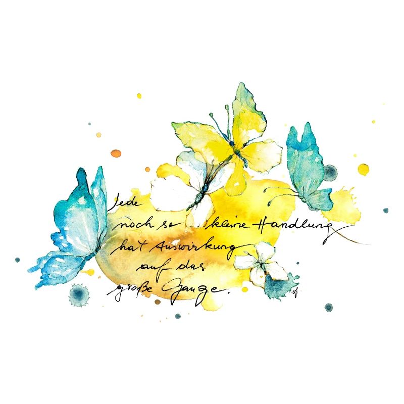 Papillons. Effets de chaque petite action