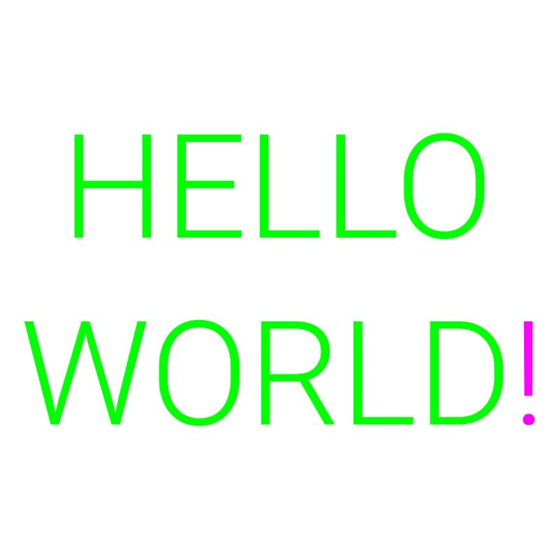 Hello World