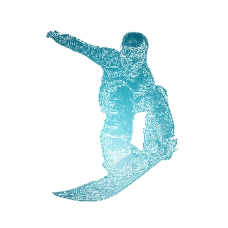 Eis Snowboarder