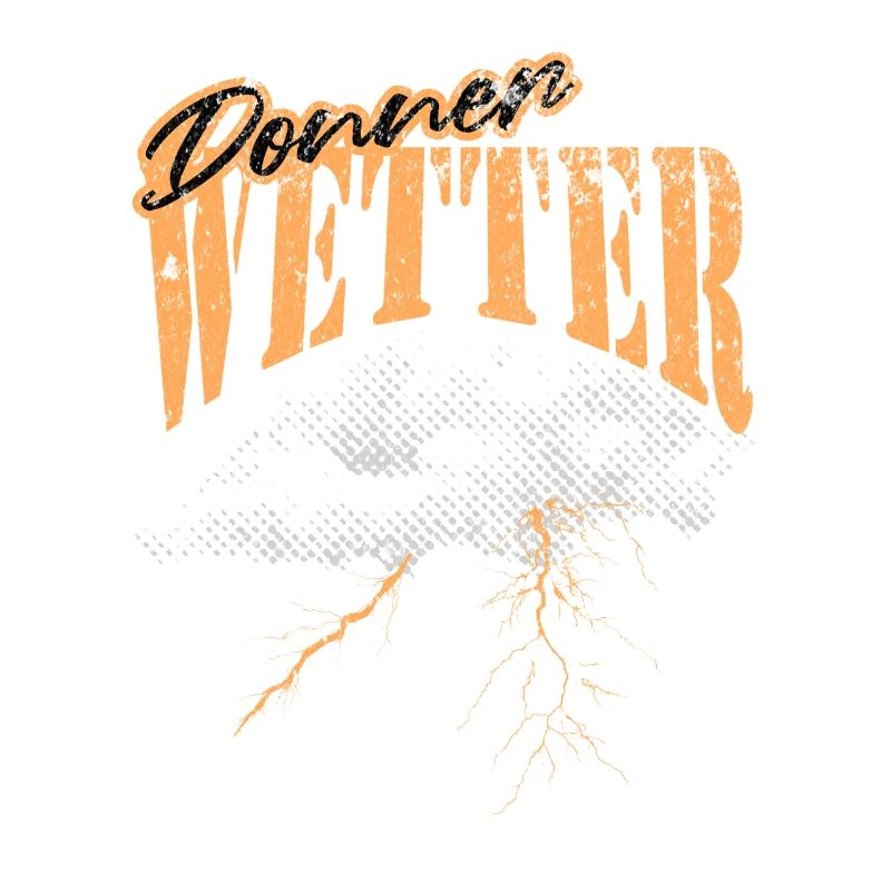 Orage, météo, conception graphique