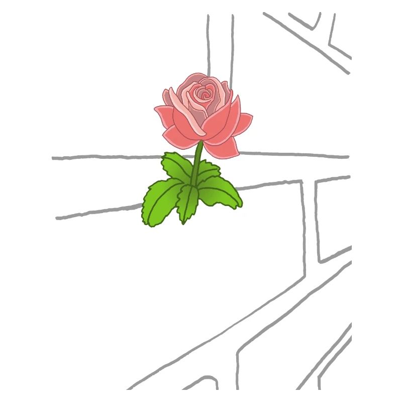 Le triomphe de la nature (rose)