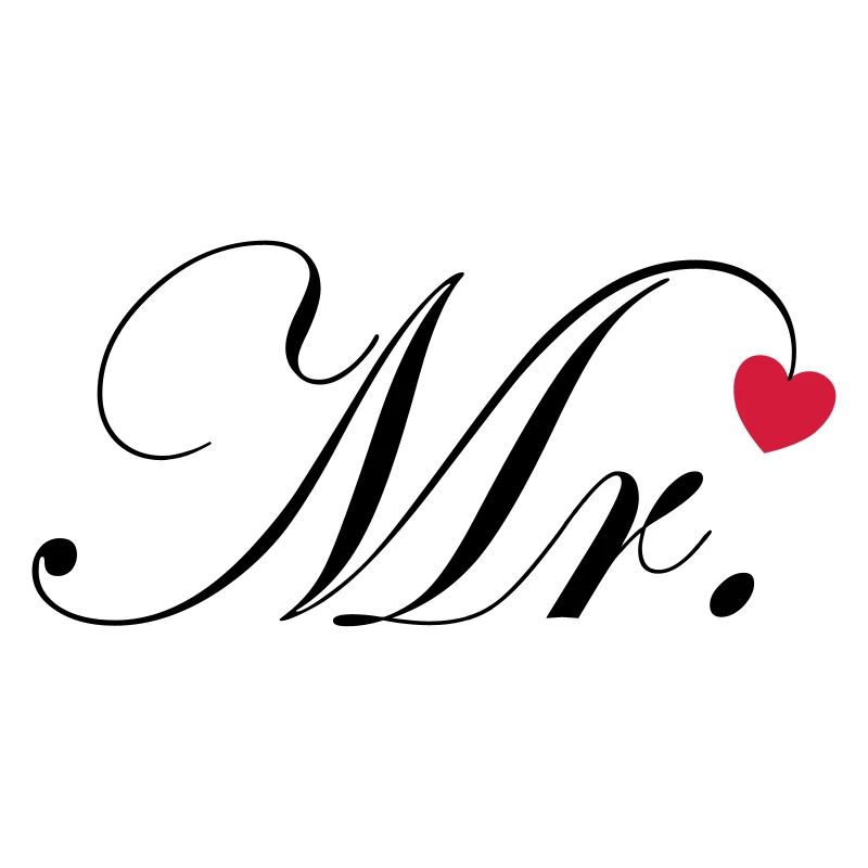 Mr Design Bräutigam Hochzeit Herz Geschenk Paar