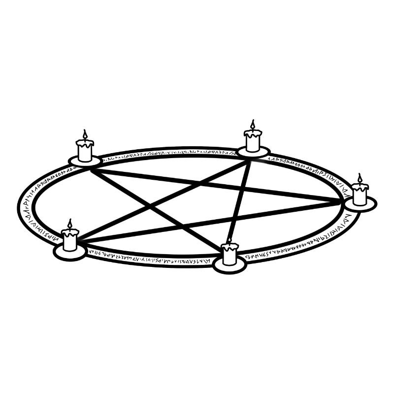 | d’évocation Cercle d’invocation | Pentagramme