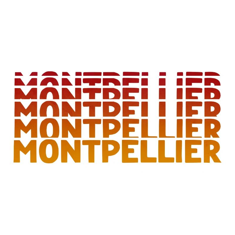 Typographie de Montpellier