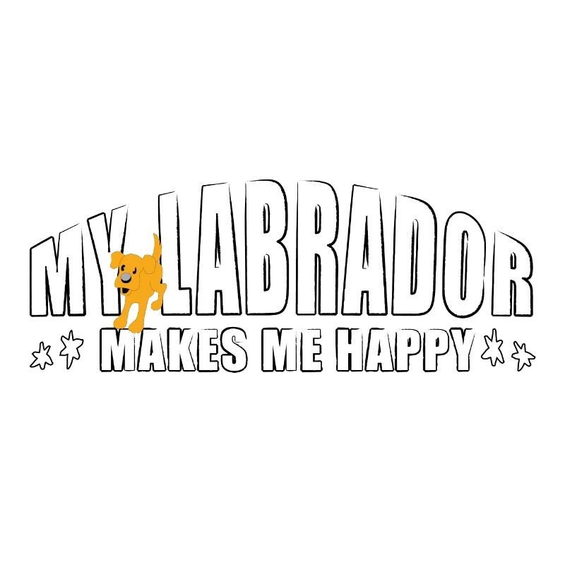 MON LABRADOR me rend heureuse