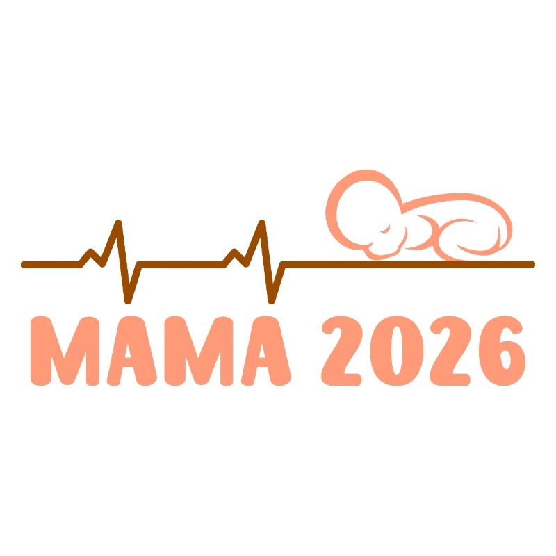 Future maman MAMA 2026 Bébé arrive Drôle