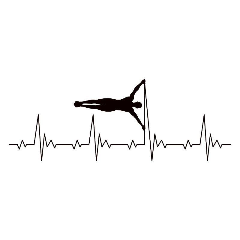 Calisthenics Human Flag Heartbeat Frequency Pulse