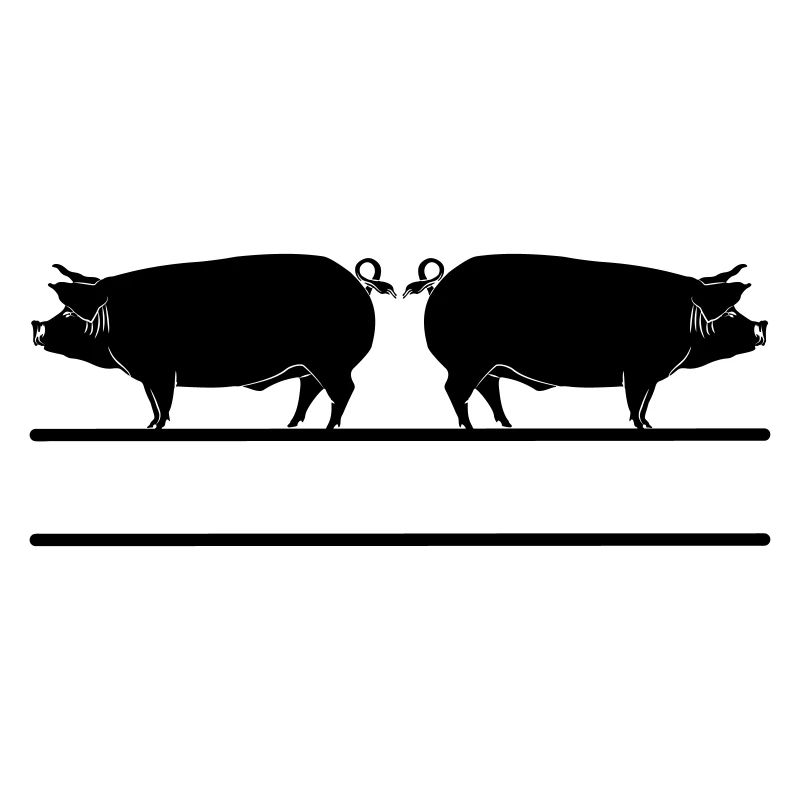 Text bar transparent pigs logo