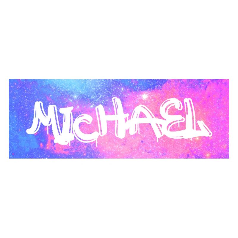 Michael Name Gift Gift Idea Galaxy