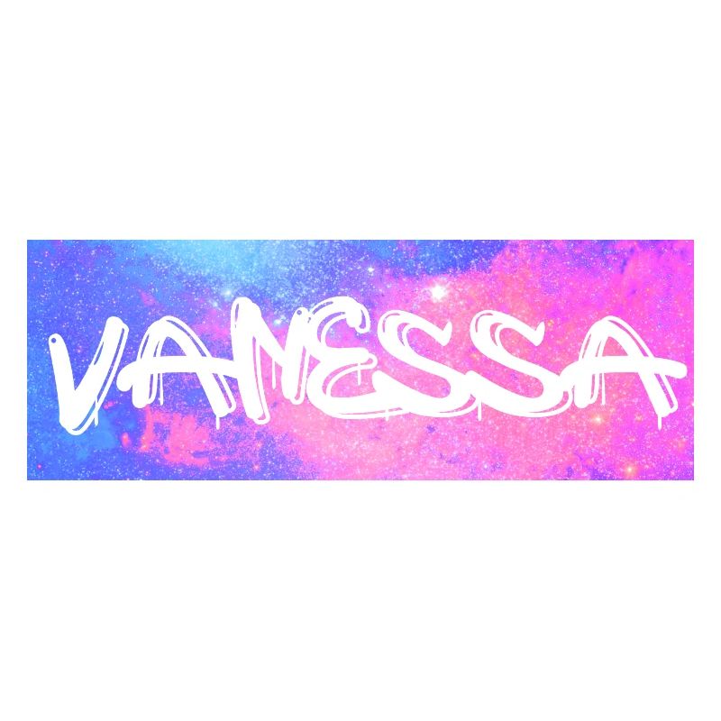 Vanessa Name Geschenk Geschenkidee Galaxie