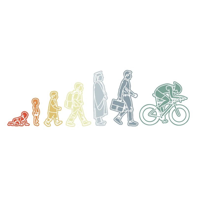 Radfahrer Evolution