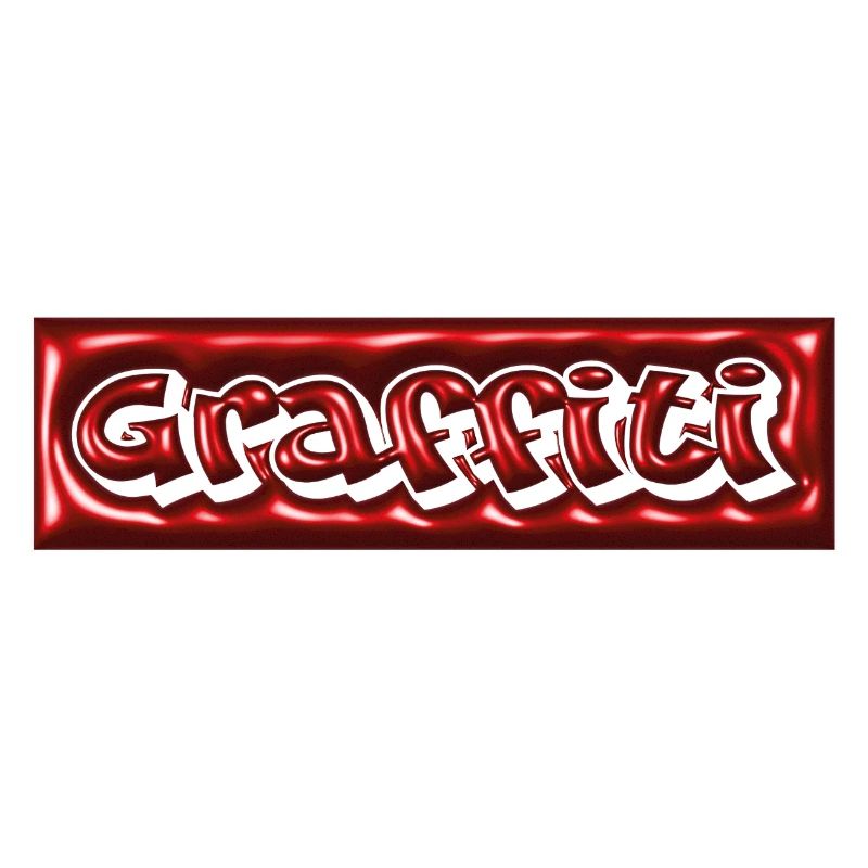 Bulle de graffiti 3D