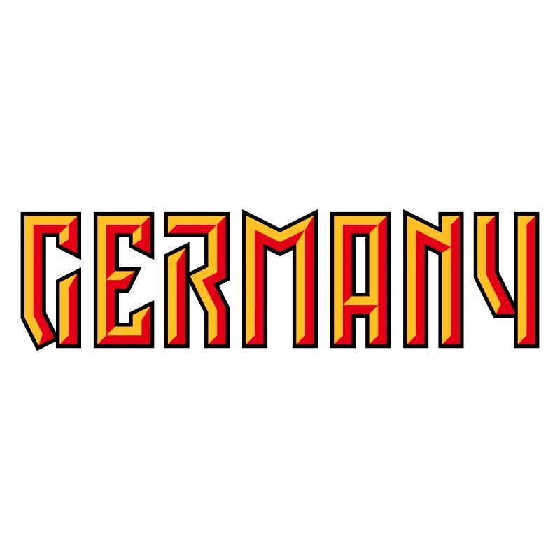 Germany Schriftzug (Relief / 3D / 3C)