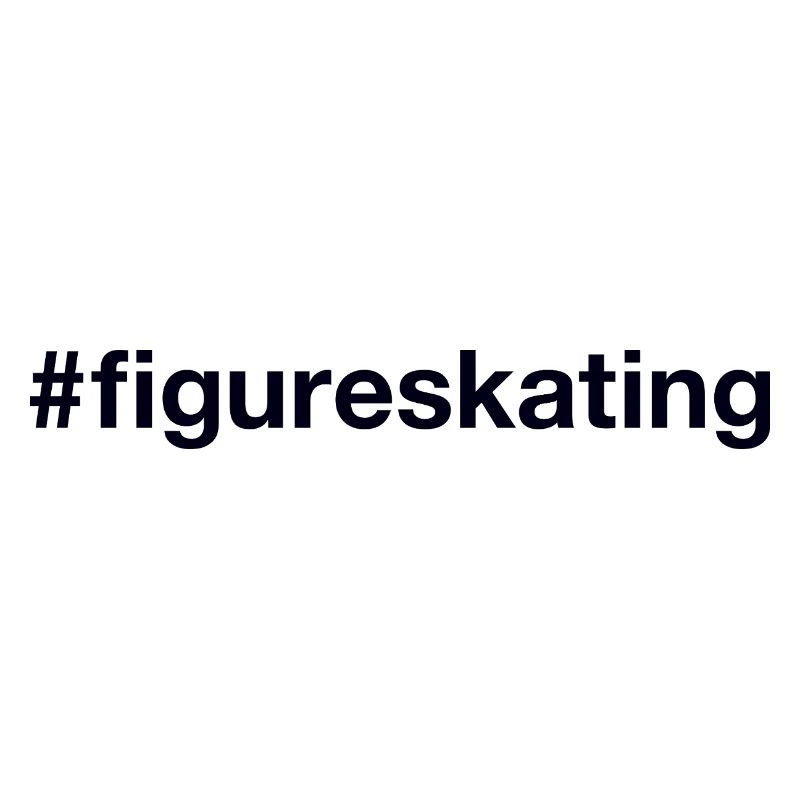 Figure Skating Eiskunstlauf Hashtag
