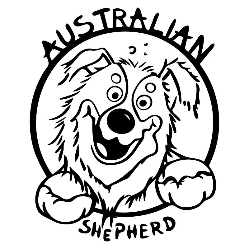Lustiger Australian Shepherd
