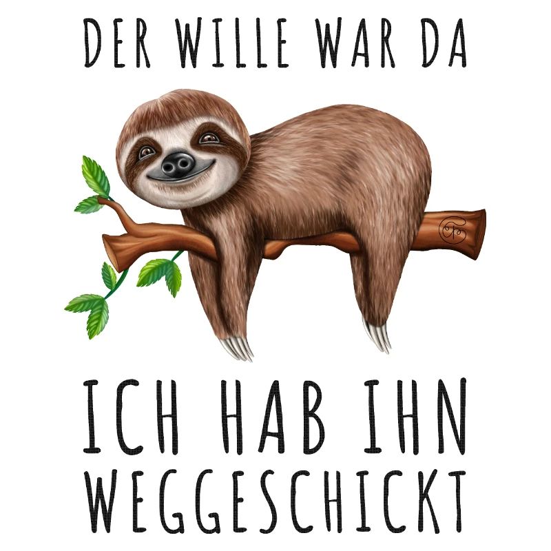 Faultier Sarkasmus Morgenmuffel Langschläfer