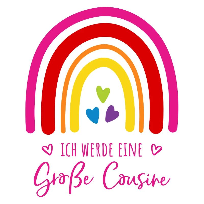 Ich werde eine große Cousine Regenbogen
