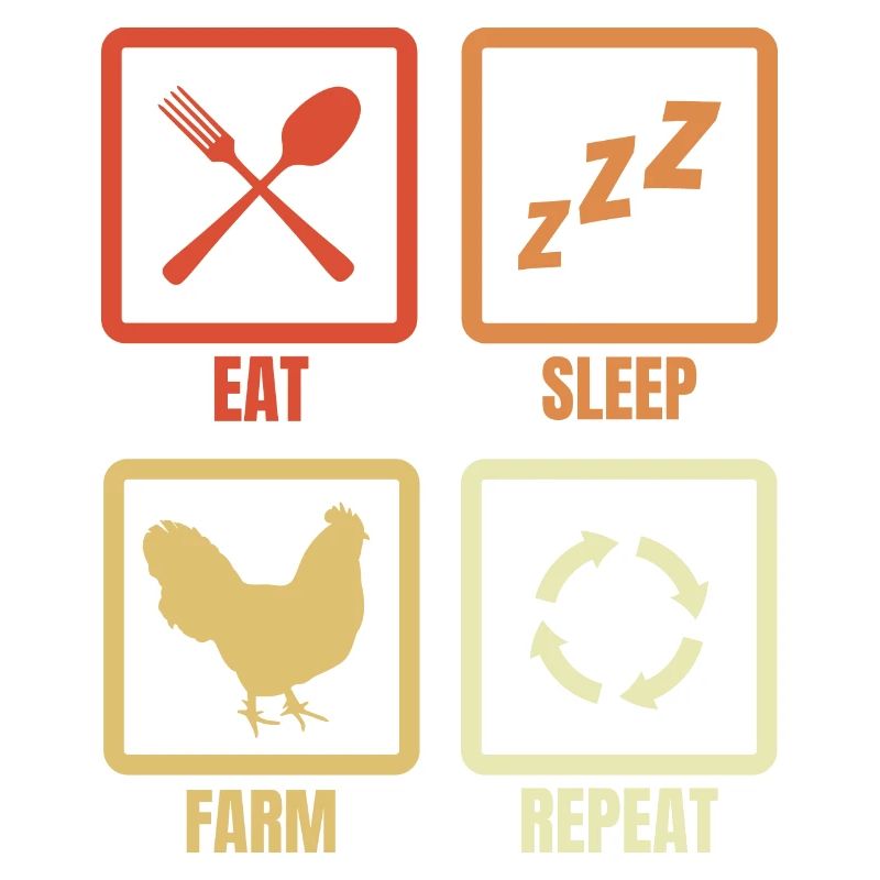 Manger dormir Cultiver Répéter