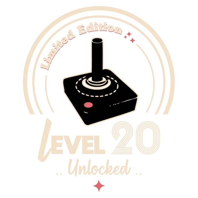 Design rétro joystick édition limitée