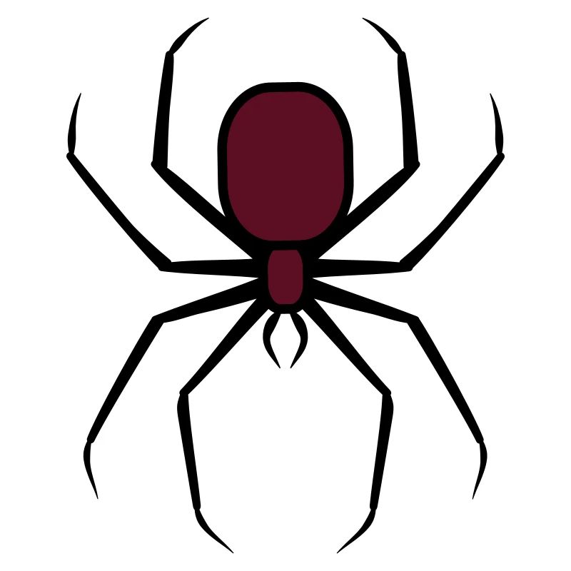 Gruselige Halloween Unheimliche Goth-Spinne 3