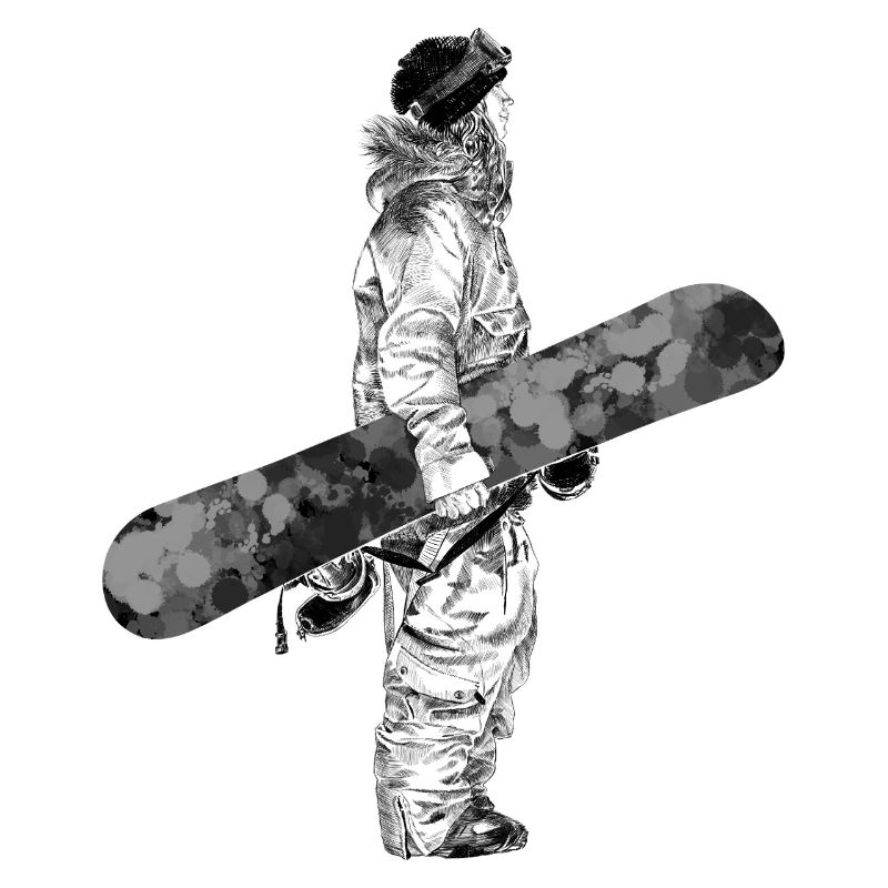 Freerider Snowboarder