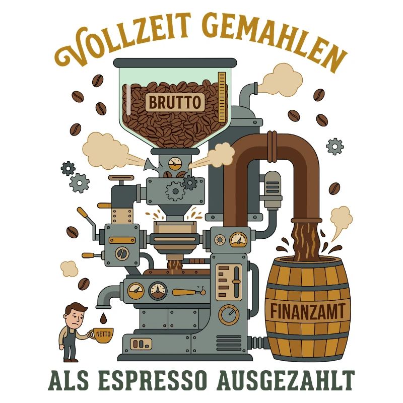 Meulée à plein temps payée sous forme d’espresso