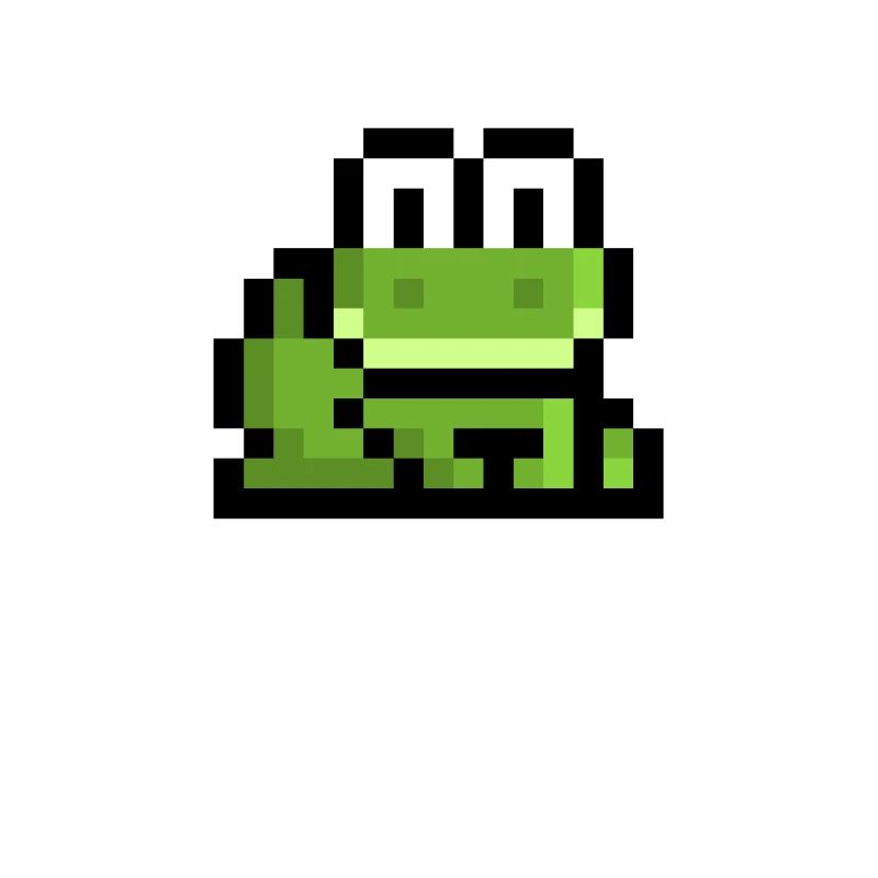 Retro frog