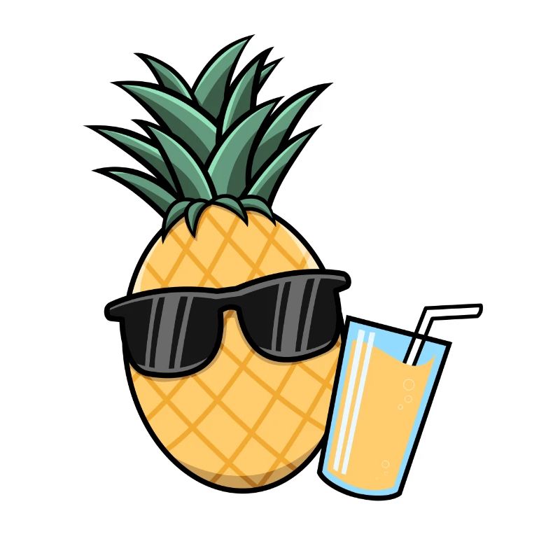 Pineapple summer sunglasses