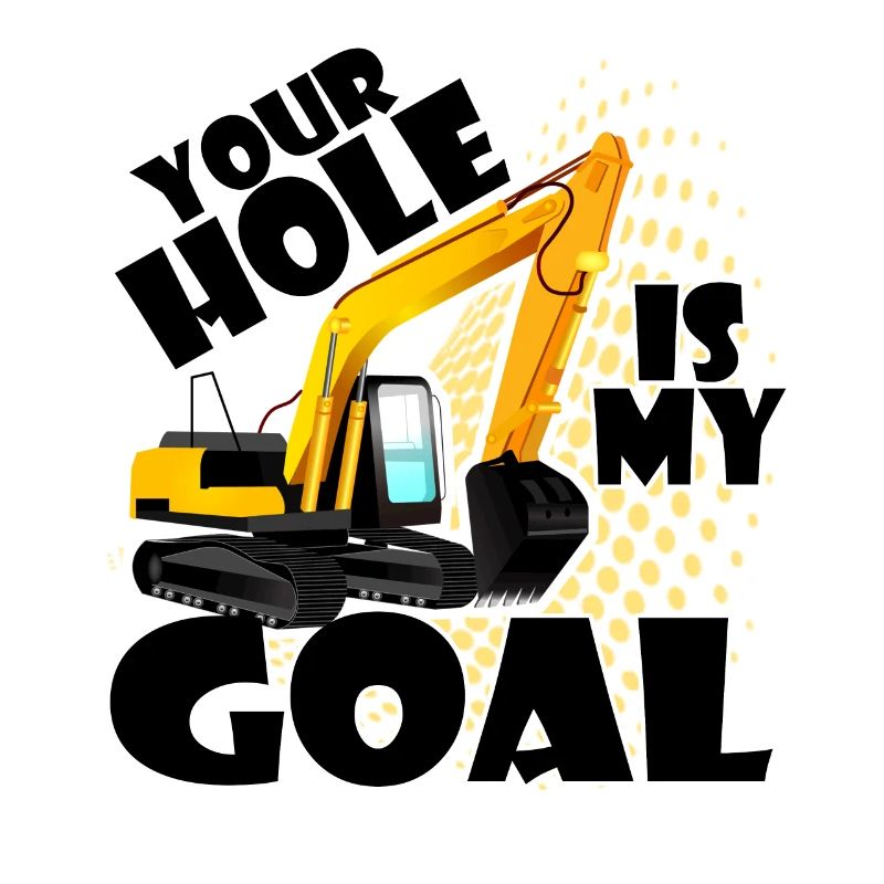 Bagger baggerfahrer Loch