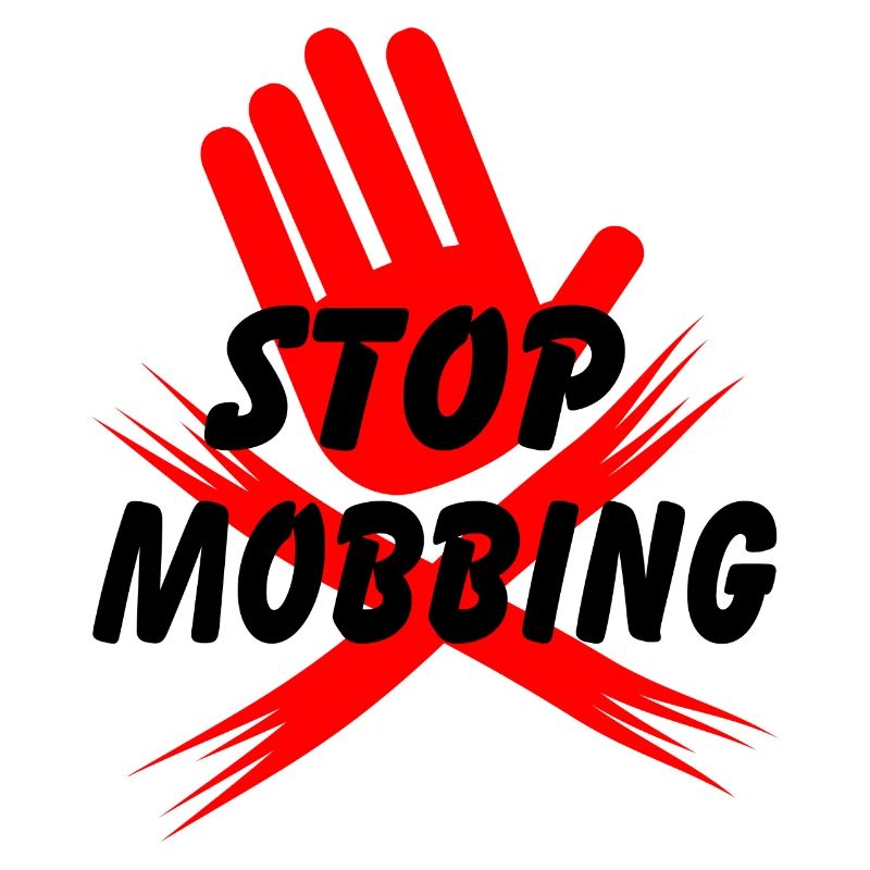 Stop mobbing hand