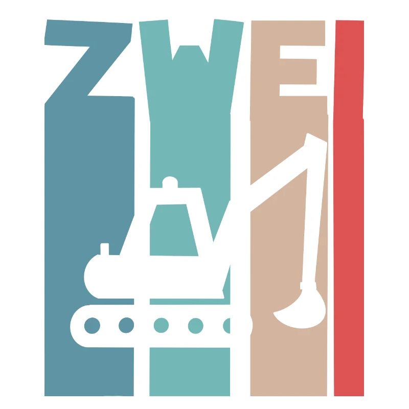 2. Geburtstag Kinder Bagger