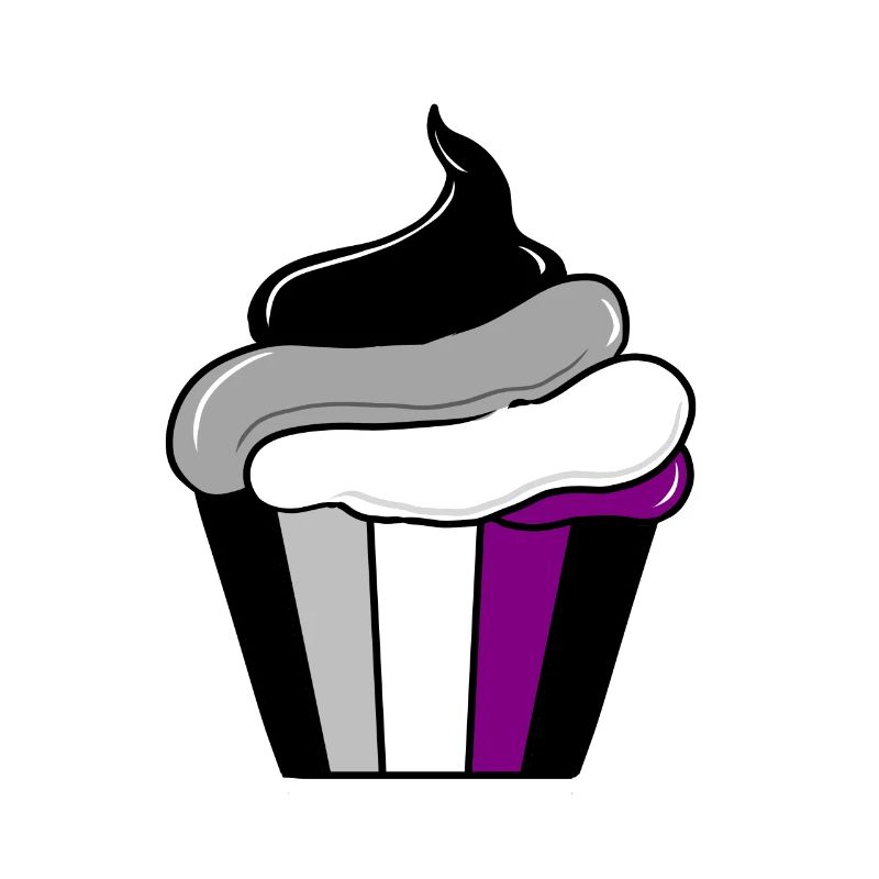 Ace Pride Cupcake