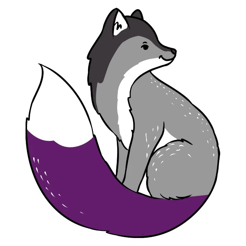 Ace Pride Fox Asexual