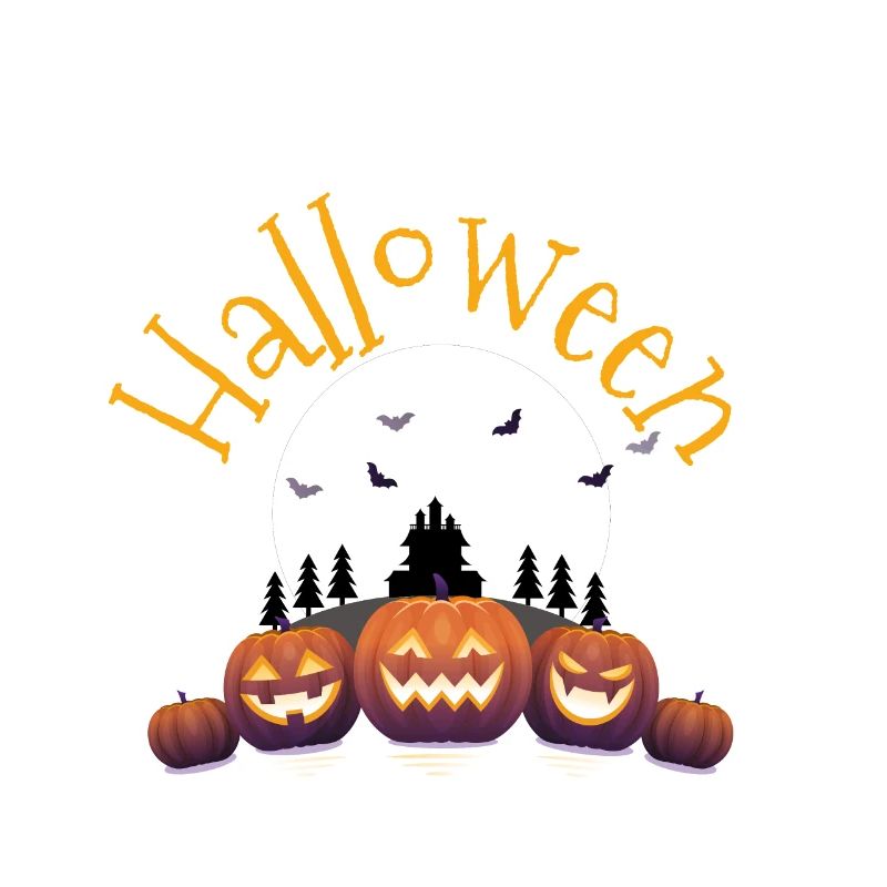 Halloween Pumpkins & Castle