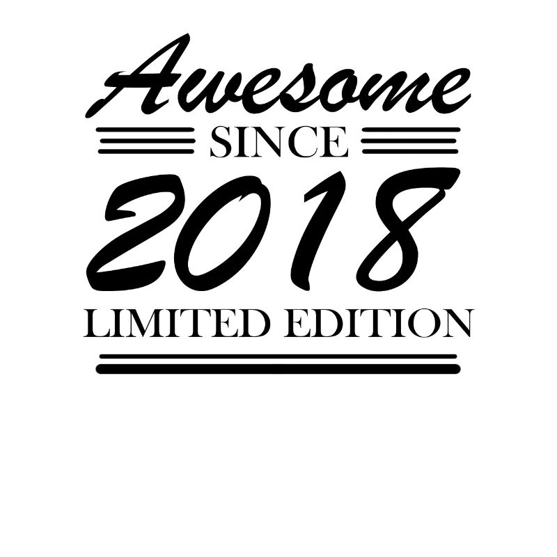 2018 - Né 2018 - Année de naissance 2018