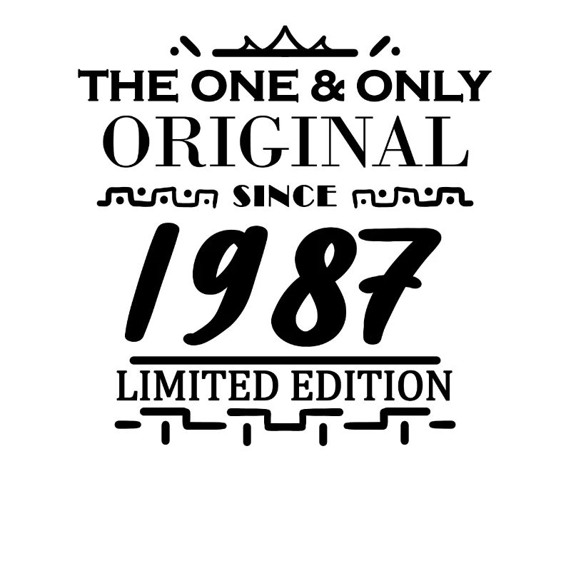1987 - Année de construction 1987 - Né en 1987