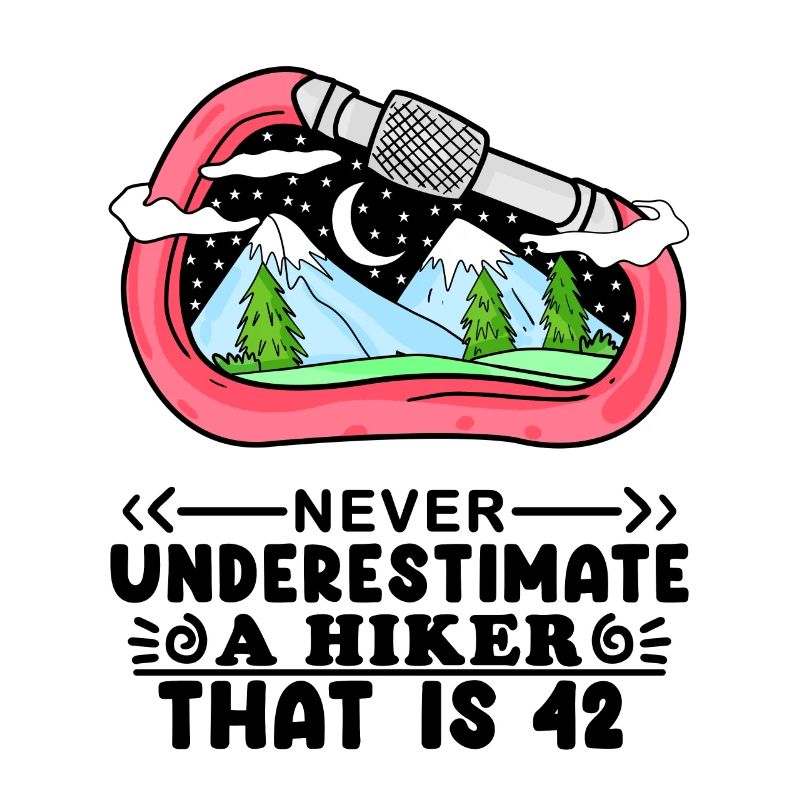Mountain Wanderer 42e anniversaire cadeau 42 ans