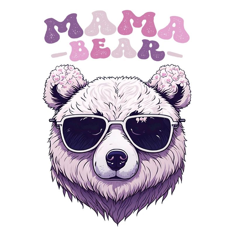 Mama Bear Sonnenbrille Kirschblüten Muttertag