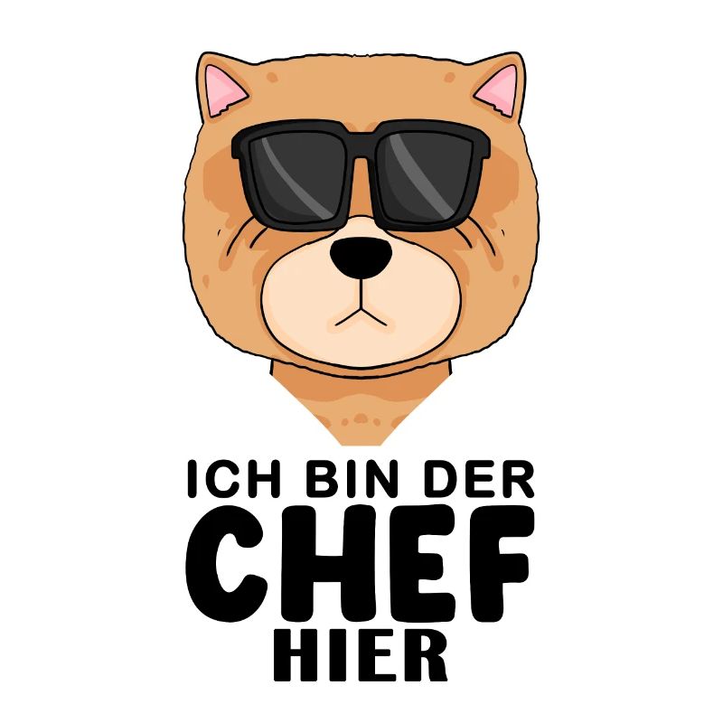 Cooler Hund Chow Chow Chef Spruch