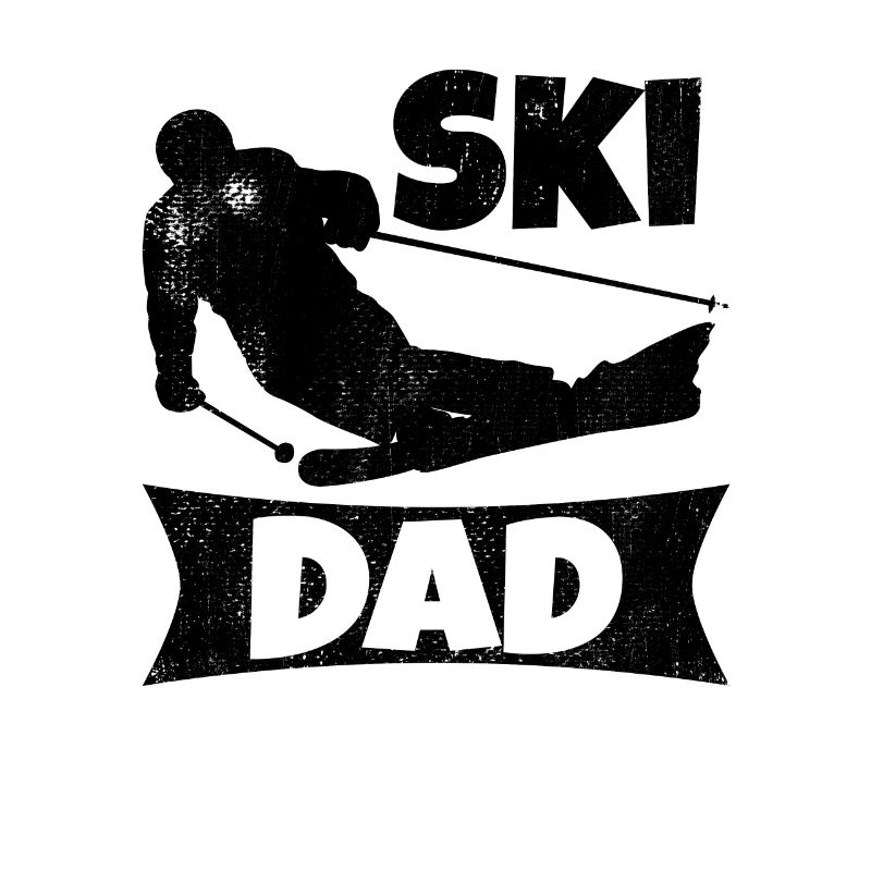 Skifahrer Papa