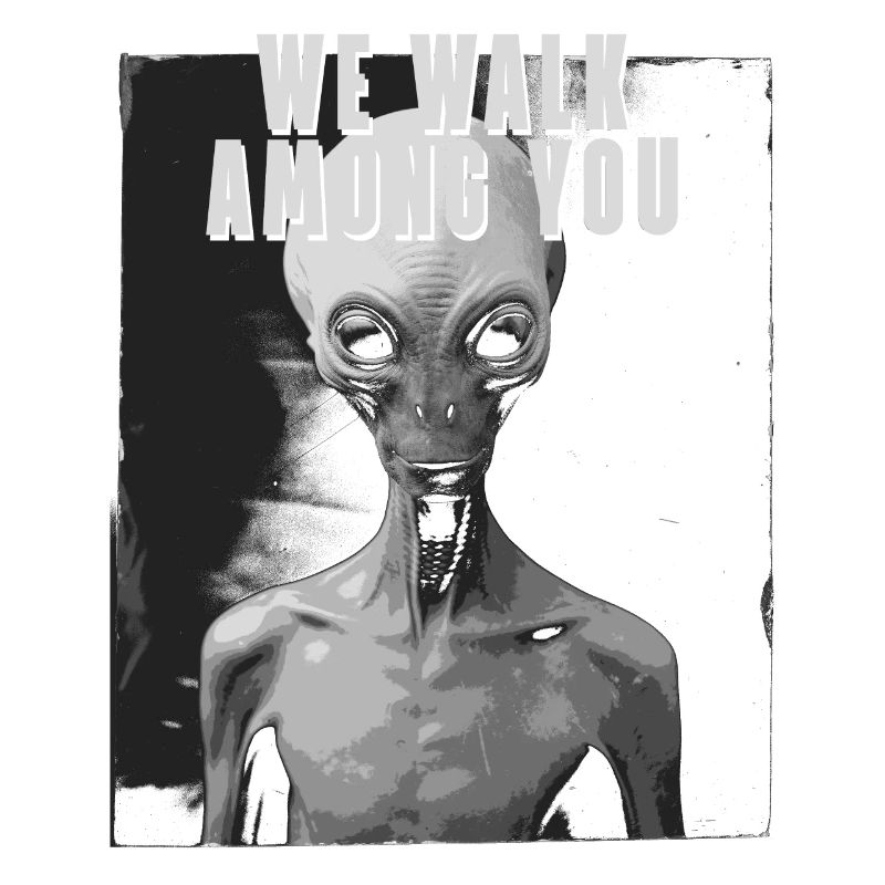 We Walk Among You Extraterrestrial Gift Space