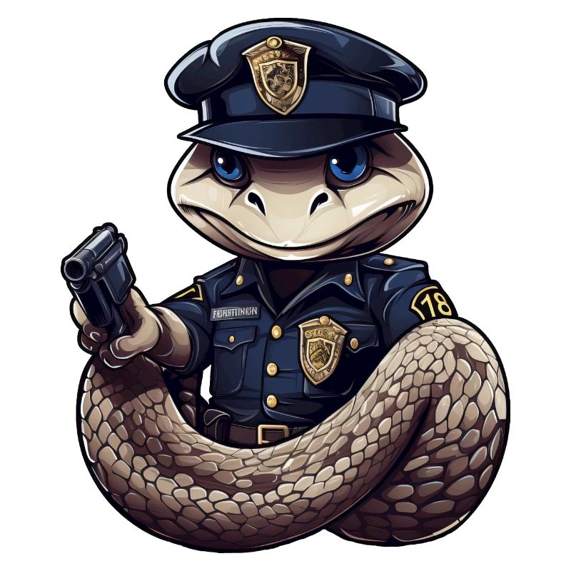 Policier serpent