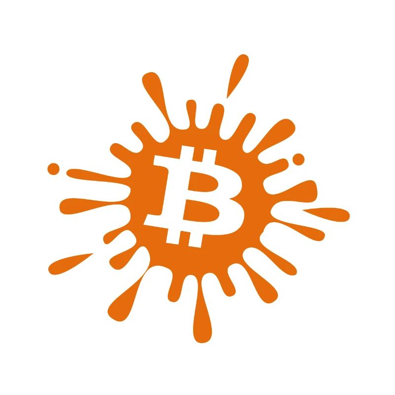 Bitcoin Crypto Cryptocurrency Splash