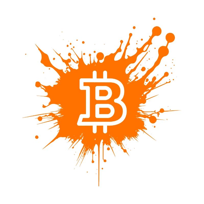 Bitcoin Crypto Cryptocurrency Splash