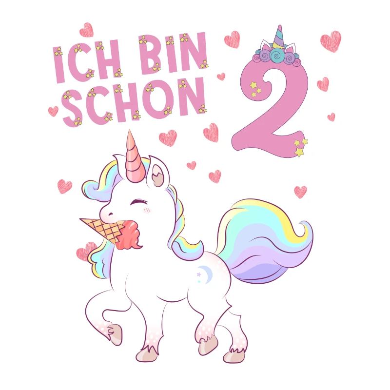 ich bin schon 2 Einhorn 