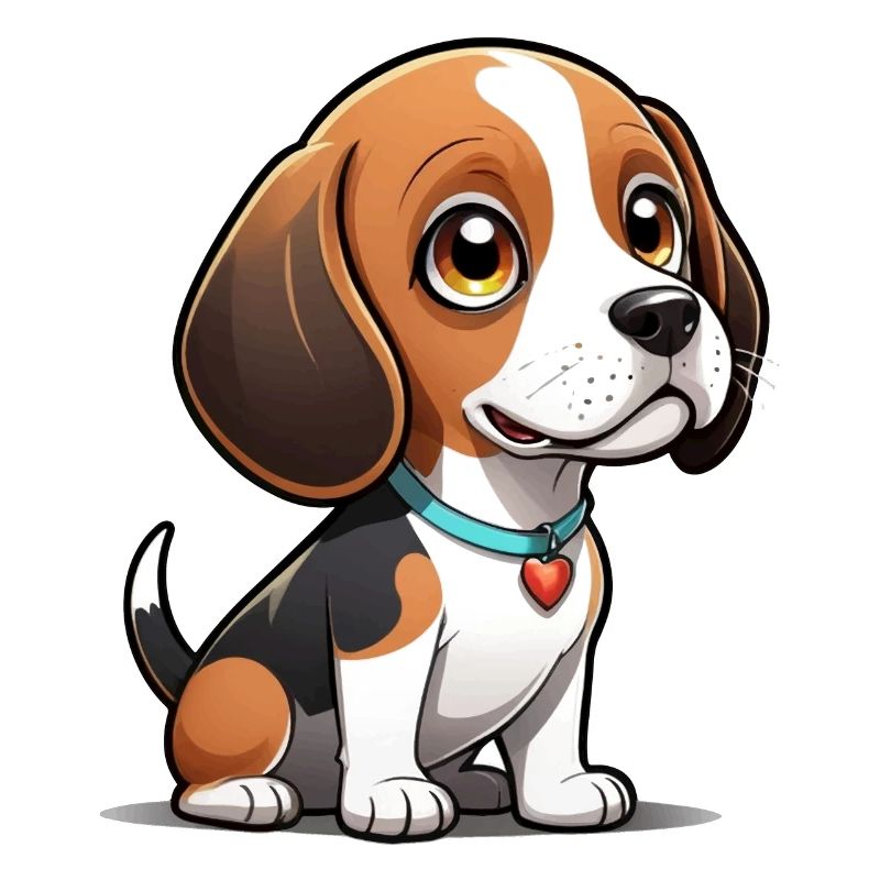 Chiot Beagle Heart
