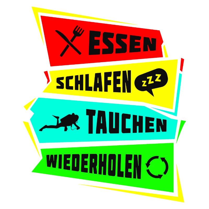 Manger dormir Dive Répéter